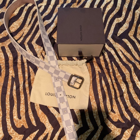 COPY - Louis Vuitton Azur leather belt - Picture 3 of 10